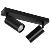 Spot LED Kabo 15W IP20 negru, LED integrat, Erste - imagine 5