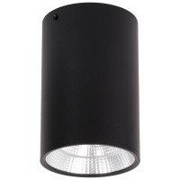 Spot LED Bart 6500K IP20 negru, lumina rece, Erste