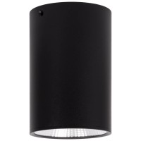Spot LED Bart 6500K IP20 negru, lumina rece, Erste - vedere laterala