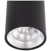 Spot LED Bart 6500K IP20 negru, lumina rece, Erste - ambalaj