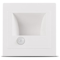Spot LED treapta Erste 1W IP20 cu senzor PIR de miscare, alb