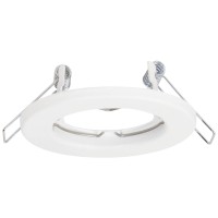 Rama spot Italian Pluton GU10 81x65mm ovala, alb Metsan