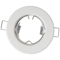 Rama spot Italian Pluton GU10 81x65mm ovala, alb Metsan - ambalaj