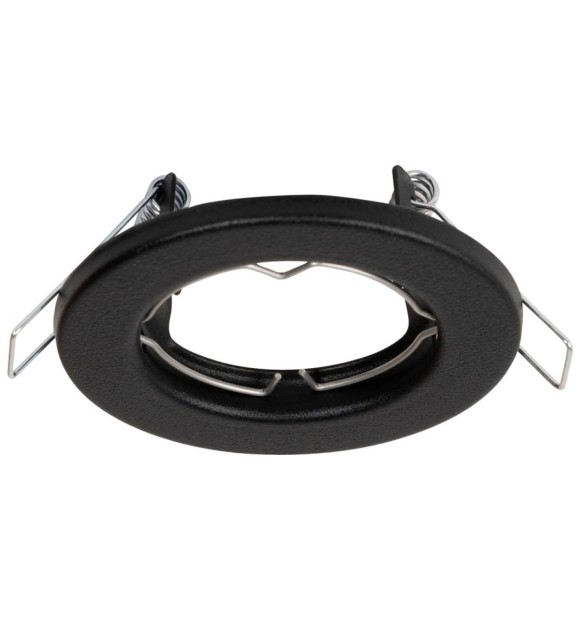 Rama spot incastrabil Italian Pluton GU10 81x65mm, negru Metsan