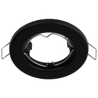 Rama spot incastrabil Italian Pluton GU10 81x65mm, negru Metsan - detaliu