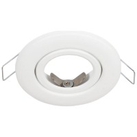 Rama spot Big Pluton GU10 81x75mm rotunda, alba, Metsan - detaliu