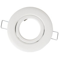 Rama spot Big Pluton GU10 81x75mm rotunda, alba, Metsan - ambalaj