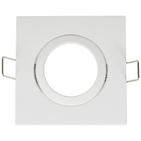 Rama spot incastrabila Azer GU10 patrat 85x85mm, alb, Metsan - ambalaj