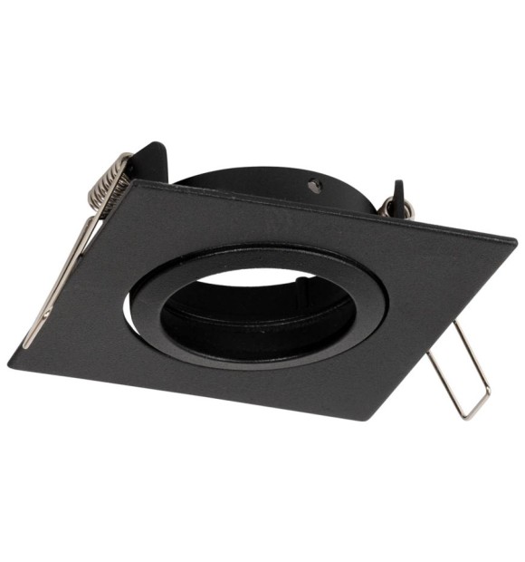 Rama spot Azer GU10 patrat 85x85mm, negru, Metsan