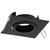Rama spot Azer GU10 patrat 85x85mm, negru, Metsan