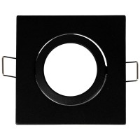 Rama spot Azer GU10 patrat 85x85mm, negru, Metsan - ambalaj