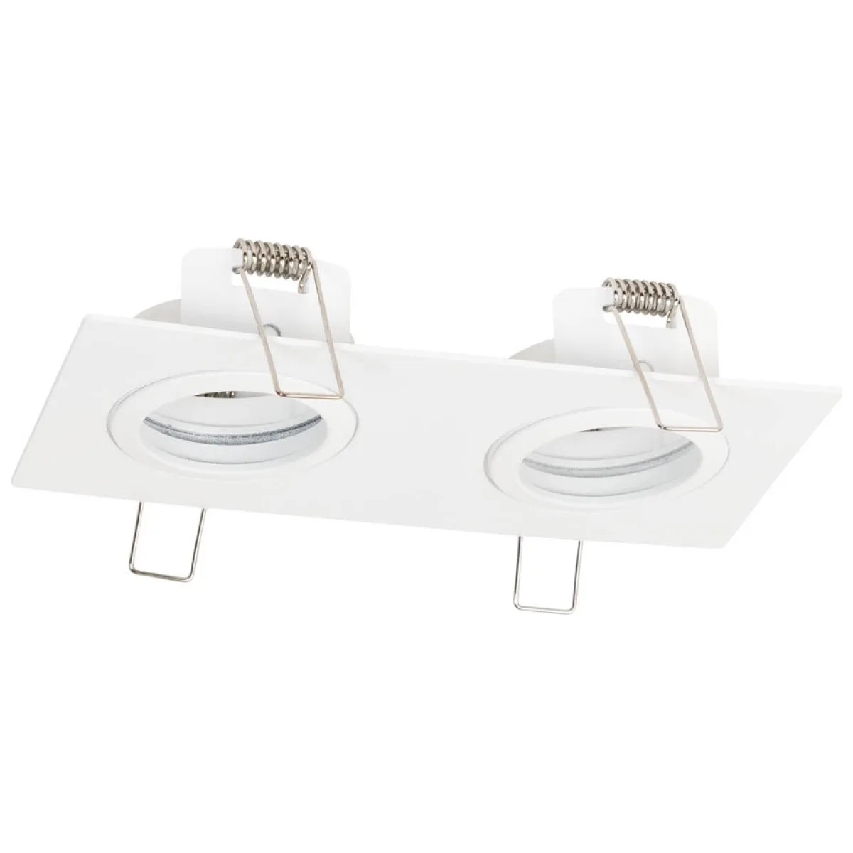 Rama spot dubla Azer GU10 70x2mm, alb, Metsan
