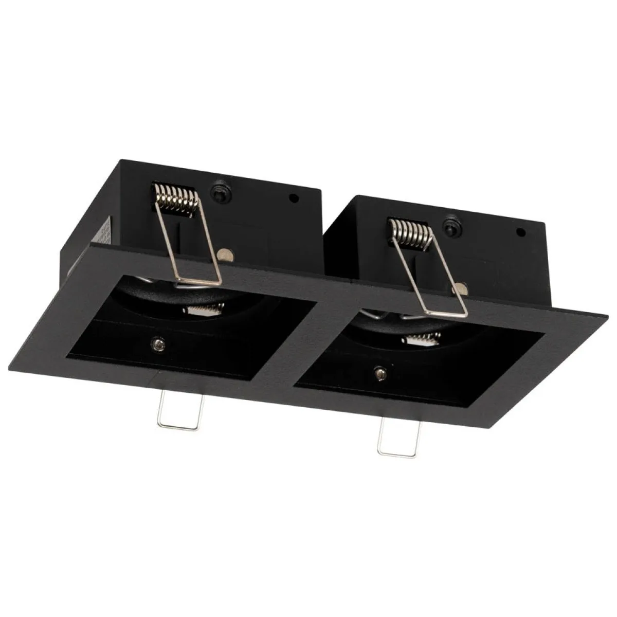 Rama spot dublu Zara 2xGU10 180x100mm, negru, Metsan