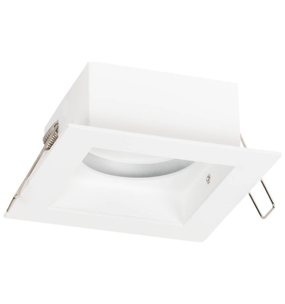 Rama spot Zara incastrabila 1xGU10, 100x90mm, alb, Metsan