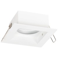 Rama spot Zara incastrabila 1xGU10, 100x90mm, alb, Metsan