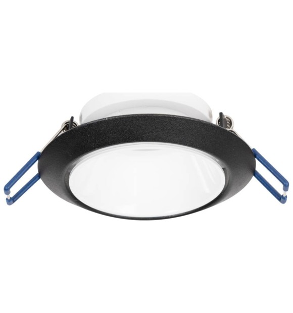 Rama spot Draco GU10 87x85mm, negru cu reflector alb, Metsan