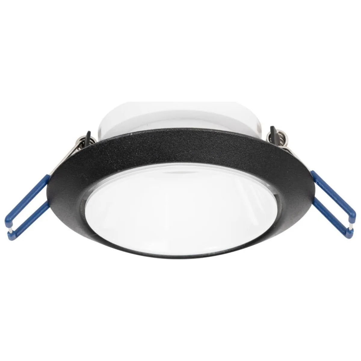 Rama spot Draco GU10 87x85mm, negru cu reflector alb, Metsan