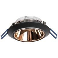 Rama spot Draco GU10 patrat 87x85mm, negru, Metsan