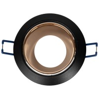 Rama spot Draco GU10 patrat 87x85mm, negru, Metsan - detaliu