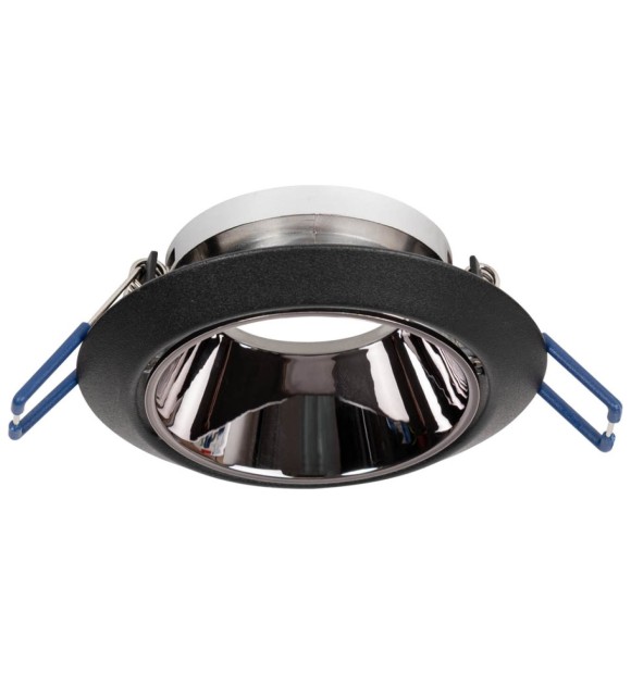 Rama spot incastrabila Draco GU10 rotund, negru, Metsan