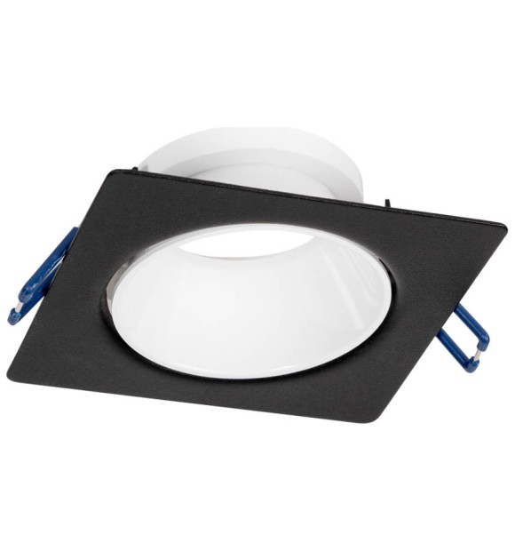 Rama spot Leo GU10 patrat 87x85mm, negru, Metsan