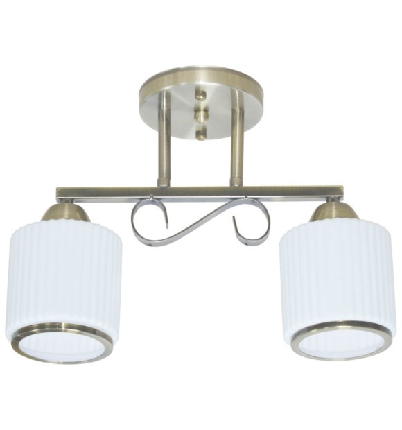 Lustra Milky 2xE27 IP20, alama si alb, 35x25.5 cm, Erste