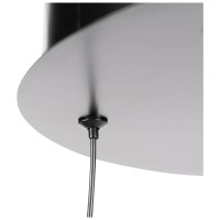 Pendul Glace negru 1xE27, glob sticla 20 cm, Erste - ambalaj