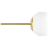 Pendul Lace 8xE27 auriu Erste, metal si sticla, 89x49.5 cm - imagine 5