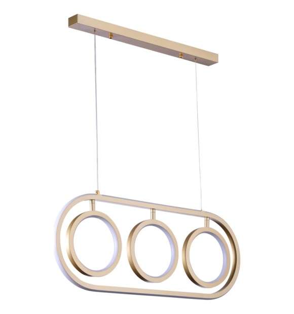 Pendul LED Cocktail 52W 2940lm 2700-5400K CCT auriu 75cm Erste