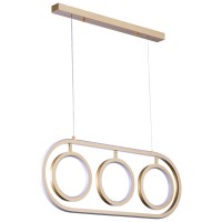Pendul LED Cocktail 52W 2940lm 2700-5400K CCT auriu 75cm Erste
