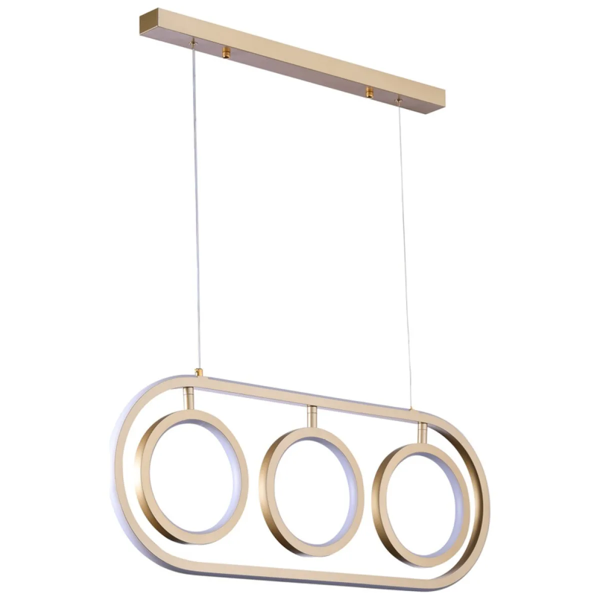 Pendul LED Cocktail 52W 2940lm 2700-5400K CCT auriu 75cm Erste