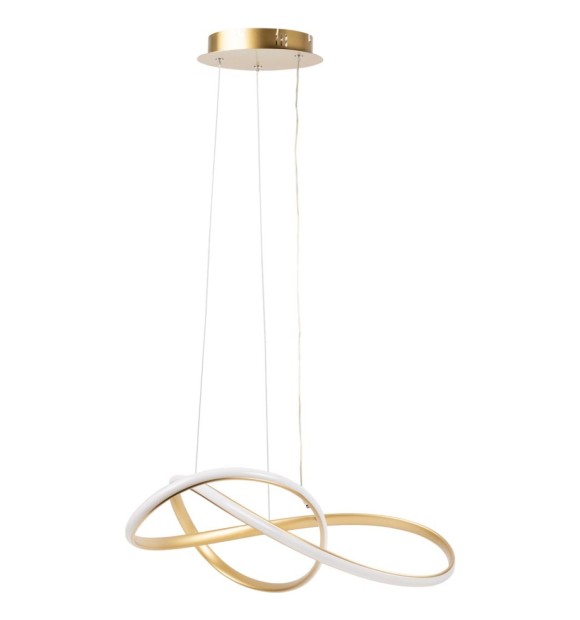 Pendul LED Libra 40W 150x60cm 3CCT 3000-6500K auriu, Erste