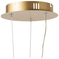 Pendul LED Libra 40W 150x60cm 3CCT 3000-6500K auriu, Erste - vedere laterala