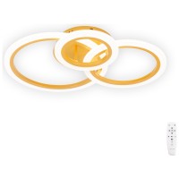 Lustra Oro LED 45W 50cm 3000-6500K CCT dimabila aurie, telecomanda - detaliu