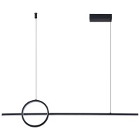 Pendul Hera LED 40W 3CCT 2800lm 100x100cm IP20, negru, Erste - imagine 6