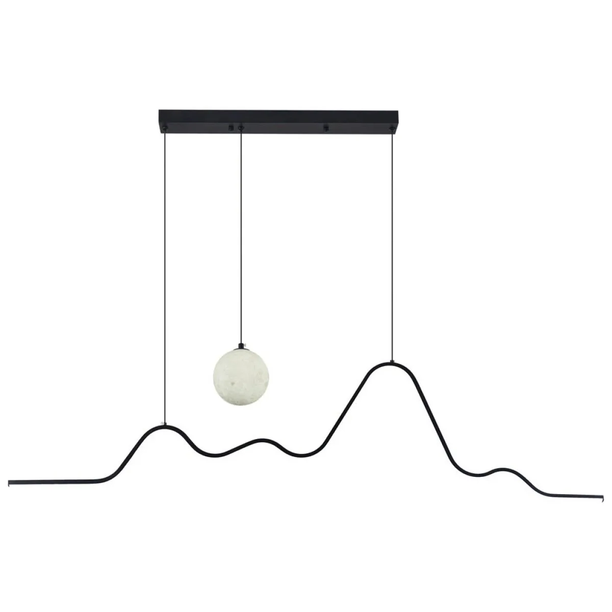 Pendul liniar Hades LED 26W 3CCT 120cm negru, Erste