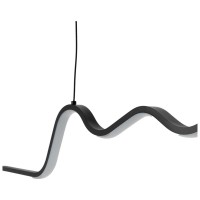 Pendul liniar Hades LED 26W 3CCT 120cm negru, Erste - vedere laterala