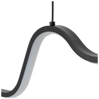Pendul liniar Hades LED 26W 3CCT 120cm negru, Erste - detaliu