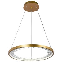 Pendul Linea LED 26W 3CCT 2080lm 100cm IP20 auriu Erste - vedere laterala