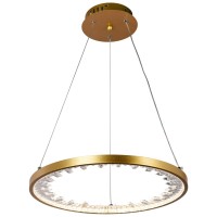 Pendul Linea LED 26W 3CCT 2080lm 100cm IP20 auriu Erste - imagine 5