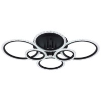 Lustra Lumia LED 90W 3CCT 6300lm 81x58cm IP20, negru, Erste - ambalaj