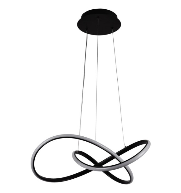 Pendul Libra LED 55W 3CCT 3410lm 50x150cm IP20 negru Erste