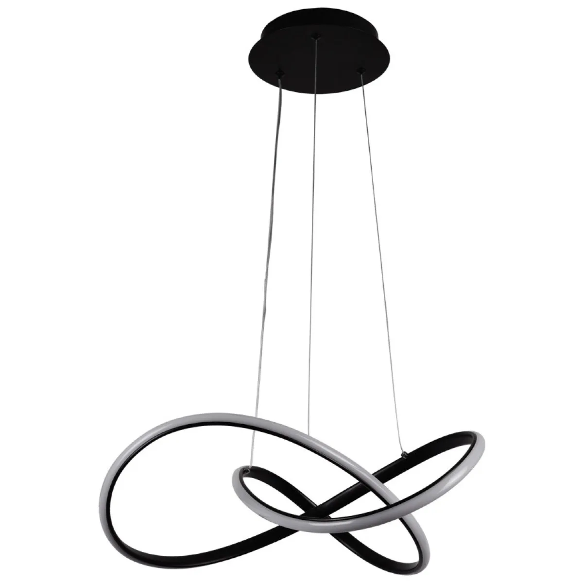 Pendul Libra LED 55W 3CCT 3410lm 50x150cm IP20 negru Erste