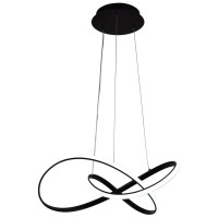 Pendul Libra LED 55W 3CCT 3410lm 50x150cm IP20 negru Erste - detaliu
