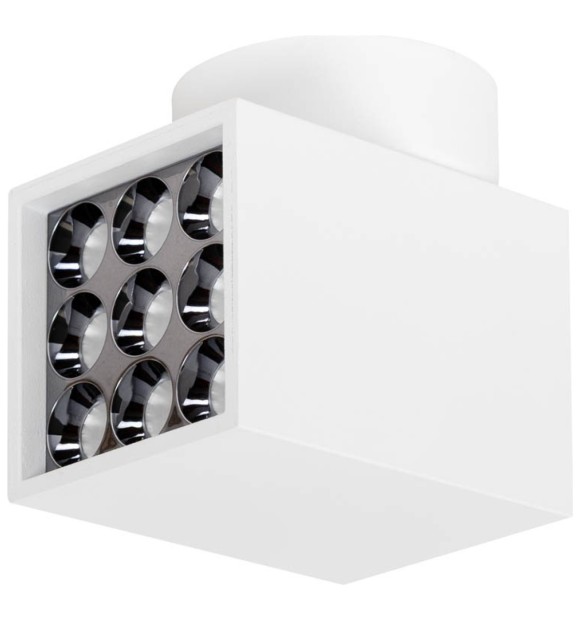 Aplica LED Roma 12W 4000K, negru, IP20, 10 cm, Metsan