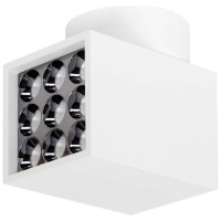 Aplica LED Roma 12W 4000K, negru, IP20, 10 cm, Metsan