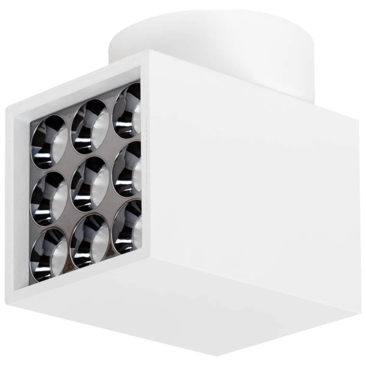 Aplica LED Roma 12W 4000K, negru, IP20, 10 cm, Metsan