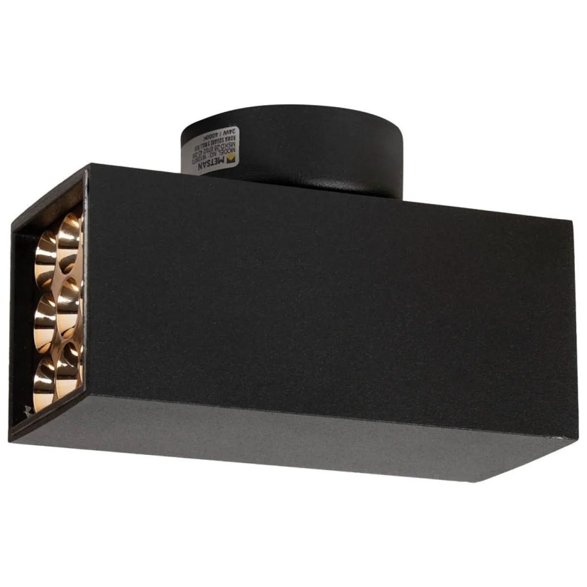 Aplica LED Roma 24W 4000K alb natural, 16 cm, argintiu+cupru