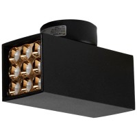 Aplica LED Roma 24W 4000K alb natural, 16 cm, argintiu+cupru - vedere laterala