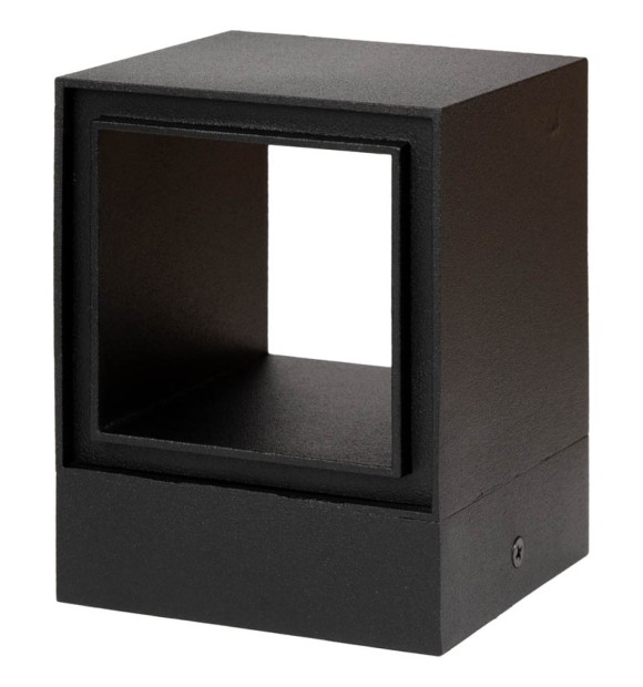 Aplica LED Fumany 8W 4000K IP20, 13x10 cm, negru + cupru, Metsan